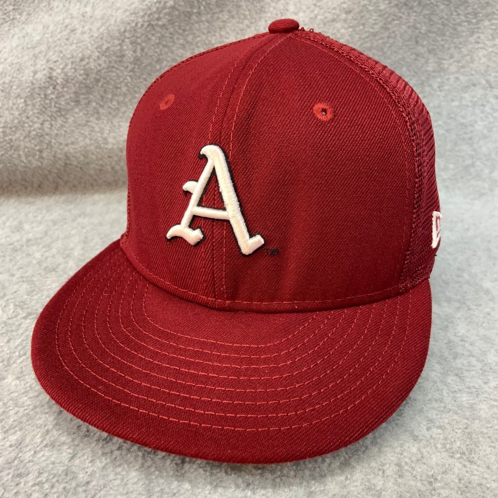 Alabama A Youth Maroon New Era 9FIFTY Trucker Snapback Hat OSFM